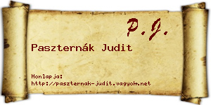 Paszternák Judit névjegykártya