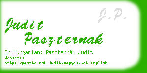 judit paszternak business card